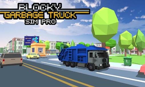 game pic for Blocky garbage truck sim pro